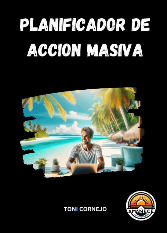 Portada del planificador de Toni Cornejo